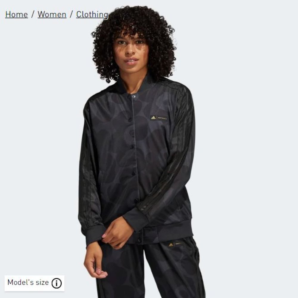 Adidas x Marimekko collab track suit basketball warmup